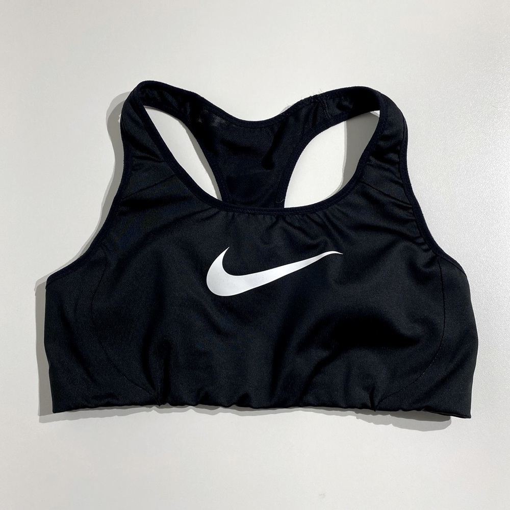 Nike Dri-FIT Young Sports Bra Black Size M